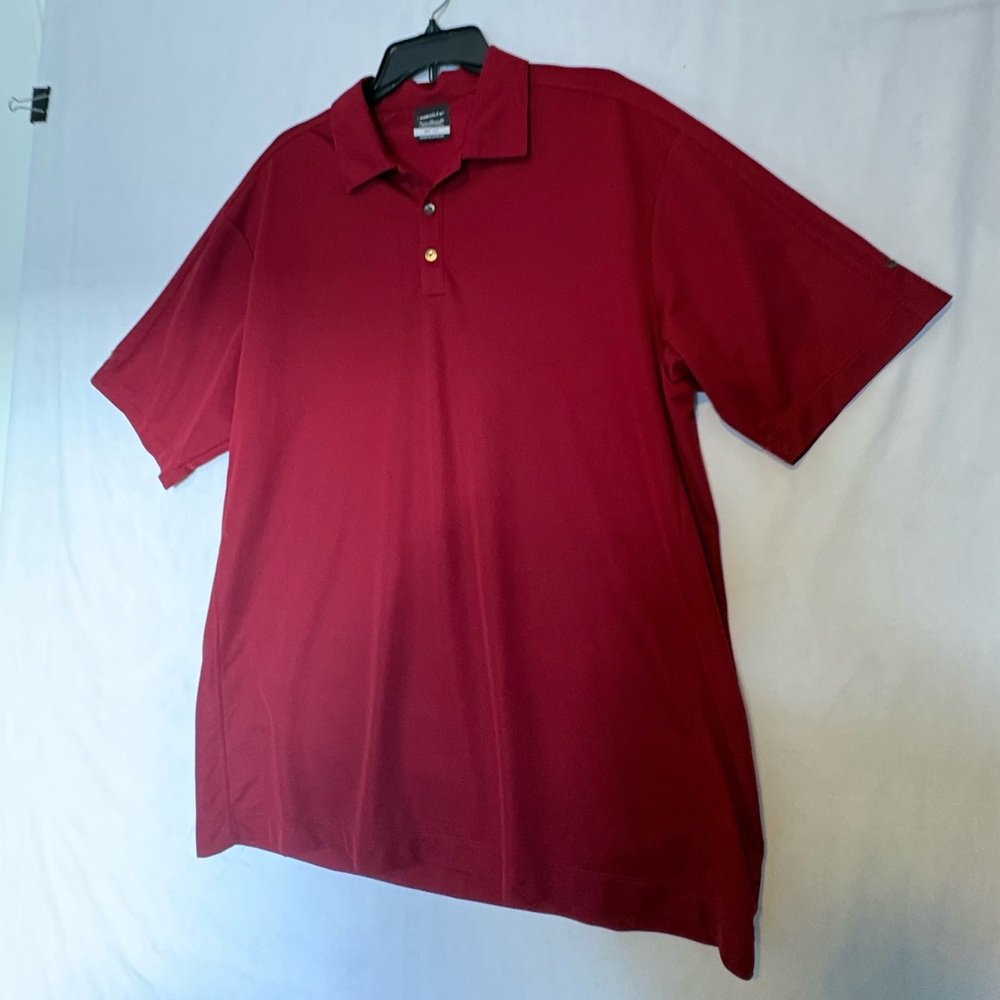 Nike Men's Deep Red Polo Shirt